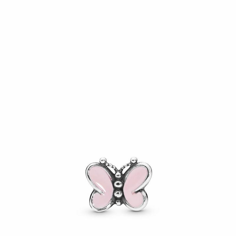 Pandora Pink Butterflies Petite Charm NZ, Sterling Silver (293760-LPF)